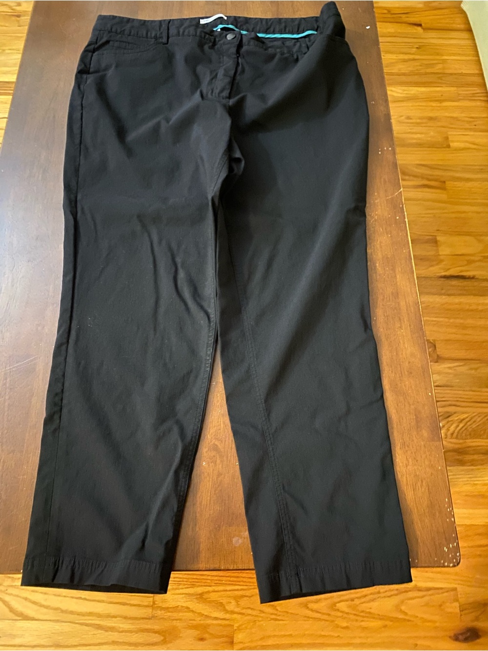 Dalia Black with Teal Inner Trim
